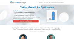 Desktop Screenshot of mytwittermanager.com